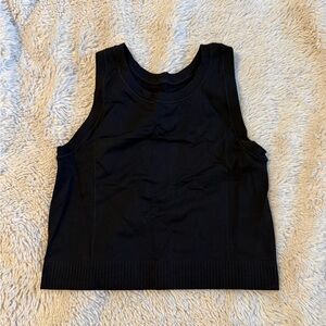 Old Navy Active Seamless Black Sleeveless Top